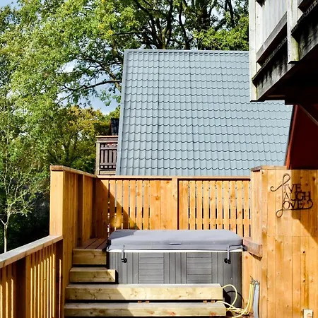 Spacious Primrose Lodge For 6 With Hot Tub At A Spa Resort Chudleigh Exterior photo